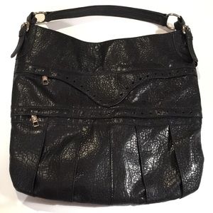 Black Jessica Simpson Real leather hobo bag